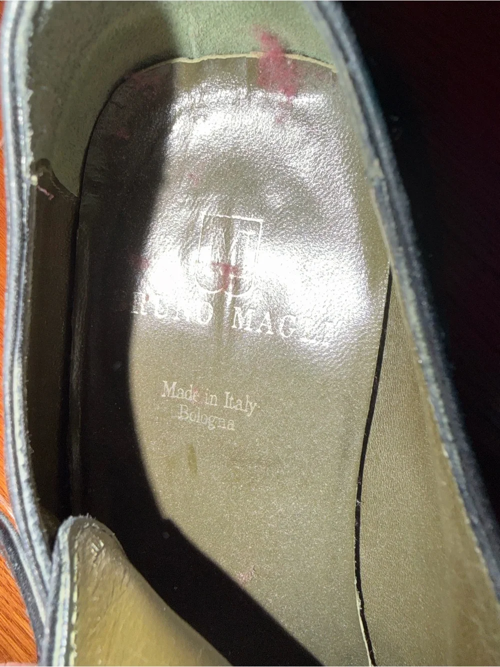 Bruno Magli Men's Black Leather Single Monk Strap Dress Shoes